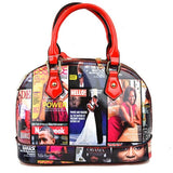 Michelle Obama collage tote - red