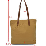 Fabric tote - red