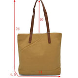 Fabric tote - stone