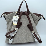 Fabric backpack - grey