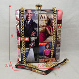 Obama magazine chain bag - black