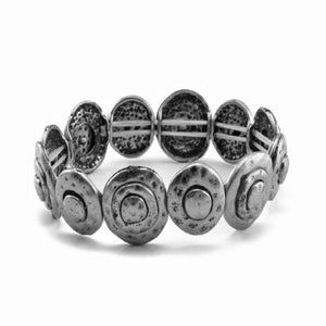 Mix metal round bracelet