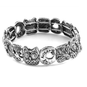 Owl & wisdom bracelet