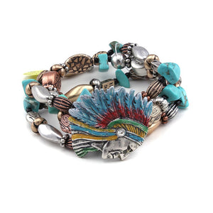 [12PC] Native American Bracelet- 4439mtbtq