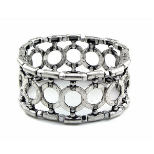 Geometric bracelet - silver