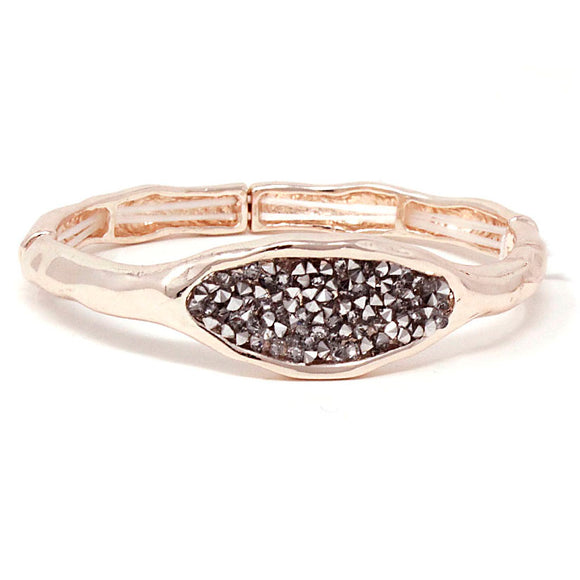 Pave bracelet - rose gold