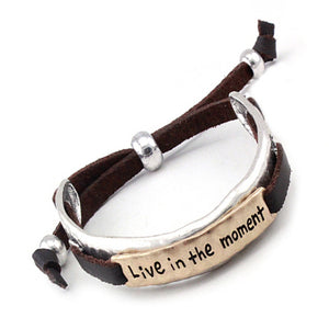 Live in the momenet bracelet - SBGB