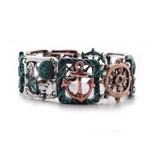 Nautical bracelet - patina