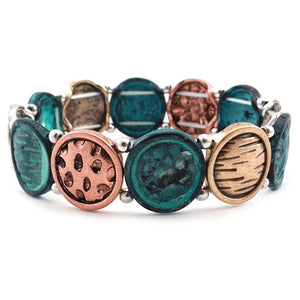 Round bracelet - patina