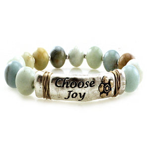 Choose Joy semi precious bracelet - LMT