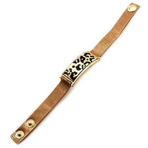 LEOPARD LEATHER STRAP