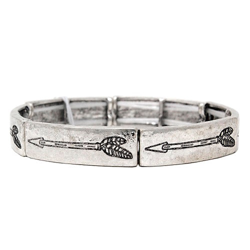Arrow bracelet - silver