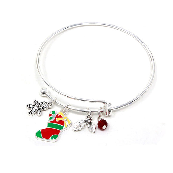 [12PC] Christmas Charm Bracelet #7928