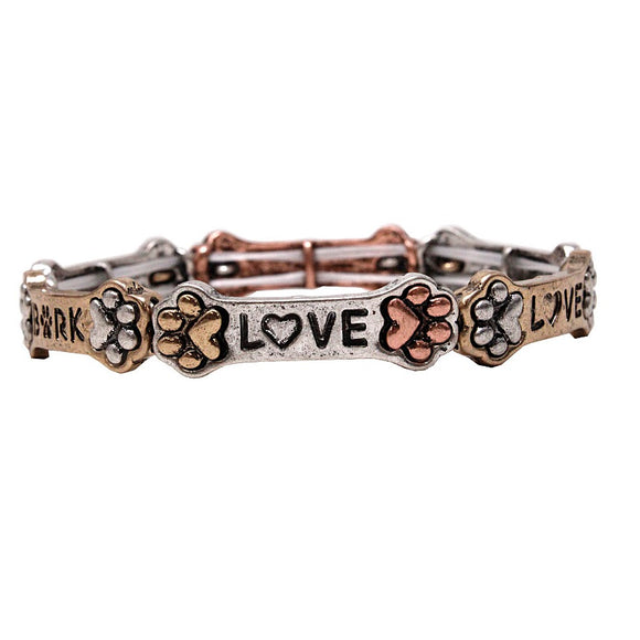 [2 PCS] Paw love bark bracelet - mtb