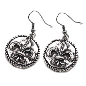 FLEUR DE LIS EARRING - Pink Vanilla