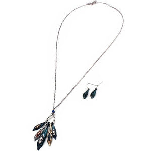 PEACOCK NECKLACE SET