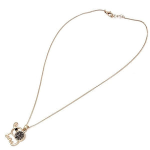 Elephant necklace set - gold