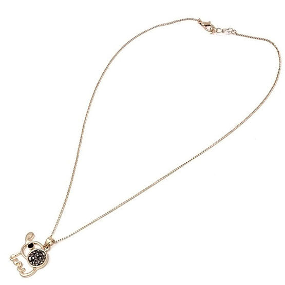 Elephant necklace set - gold