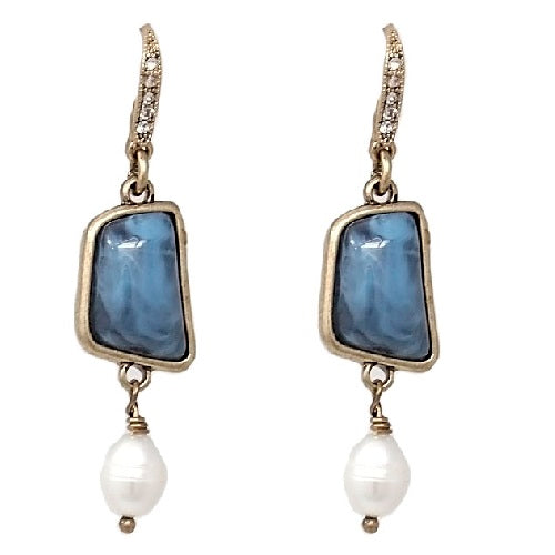 Fashion fresh water pearl earring