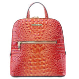 "I ♡ fashion" crocodile embossed backpack - orange