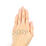 Boss hand jewelry - gold & silver