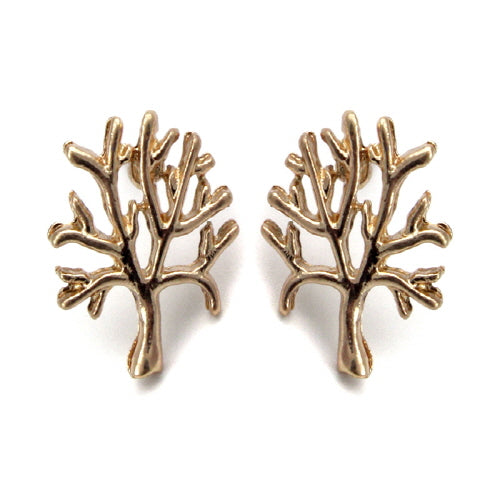 TREE OF LIFE EARRING - GOLD