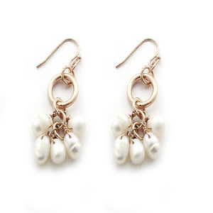 FRESH WATER PEARL EARRING - GOLD